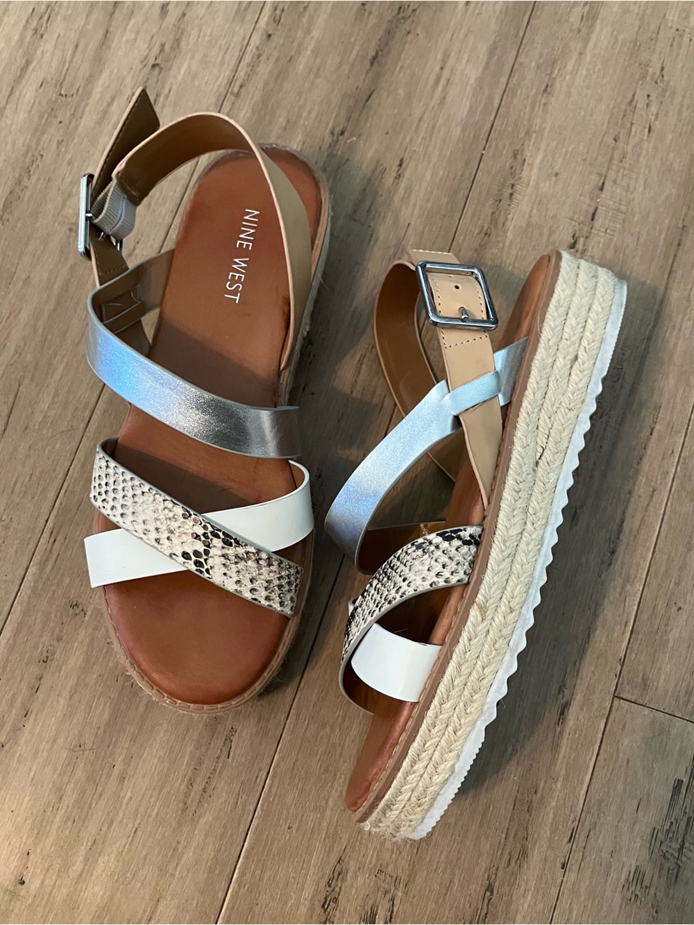 Nine West leather slingback women’s sandals. Size 7